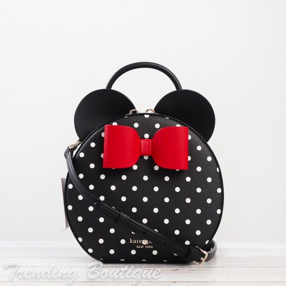 New Disney x Kate Spade Sylvia Minnie Mouse Mini Dome Satchel